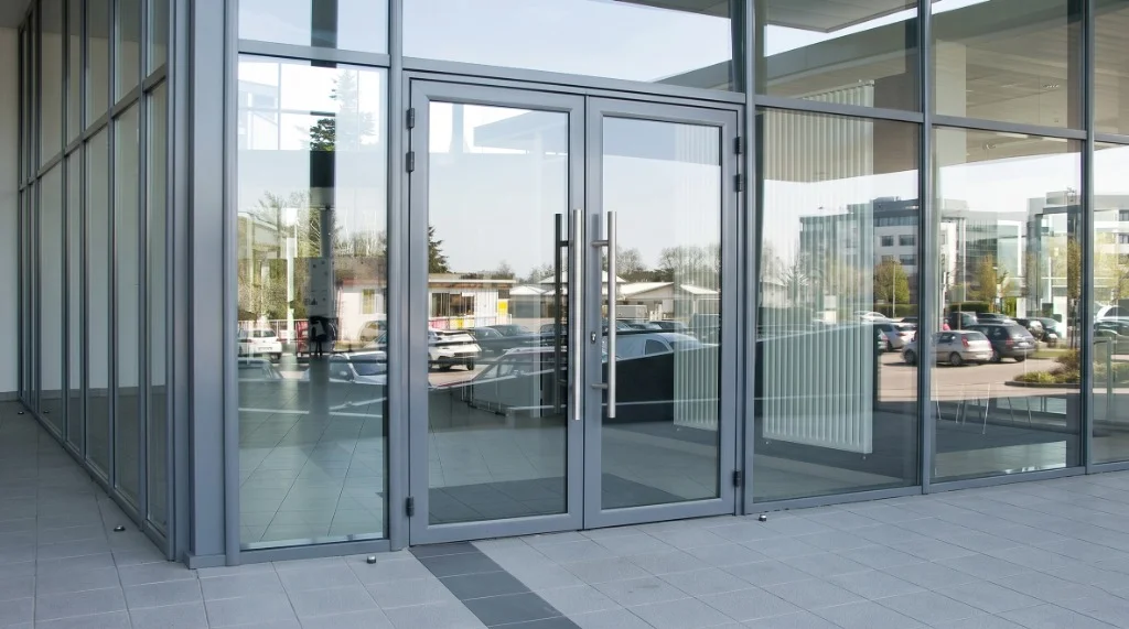 Même hall d’entreprise avant intervention