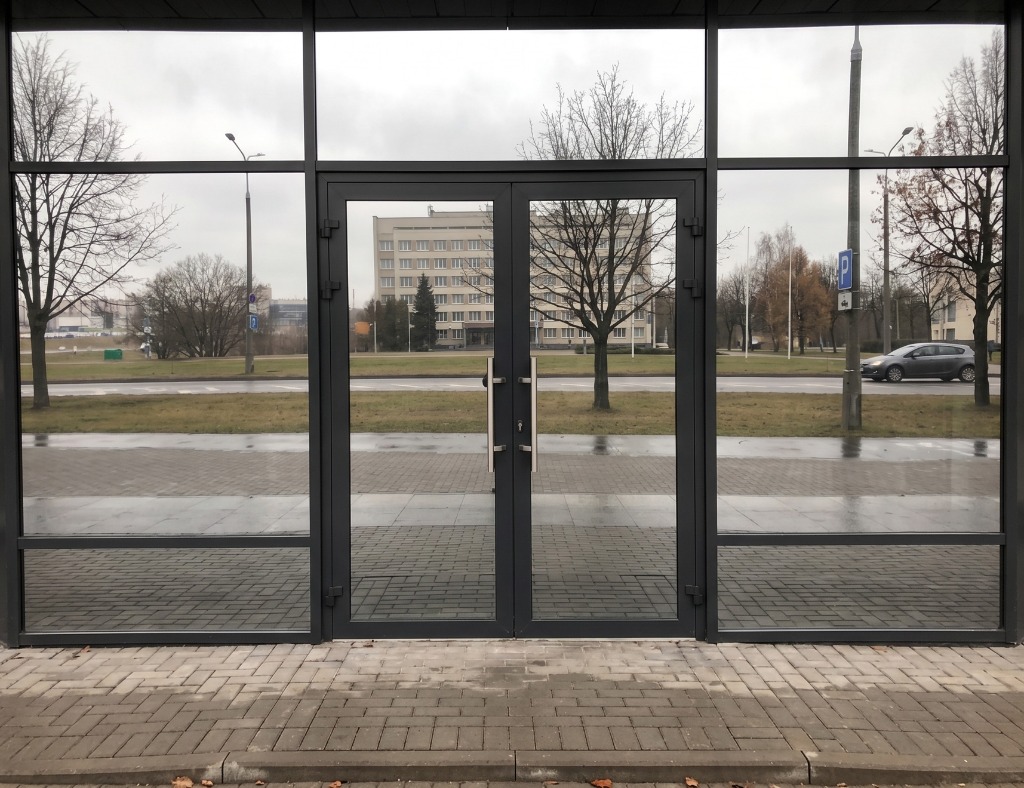 Sas d'entrée film miroir